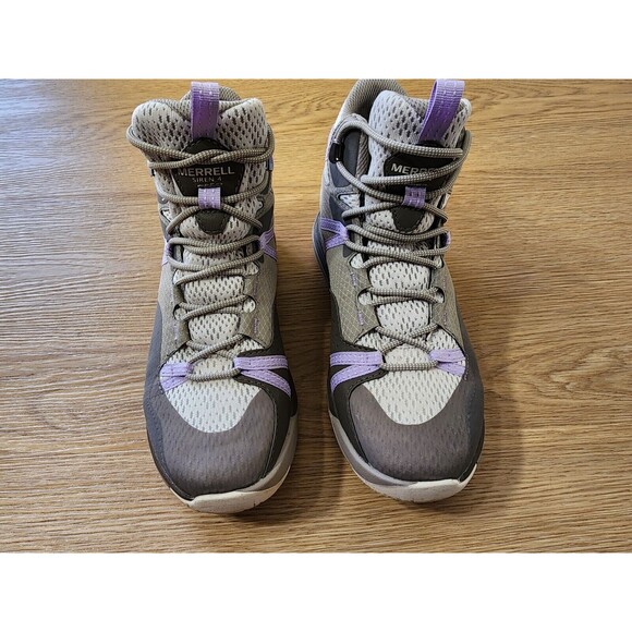 Merrell Siren 4 Mid GTX Womens Hiking Boots Moon/Orchid Womens Size 10 Purple - Picture 10 of 13